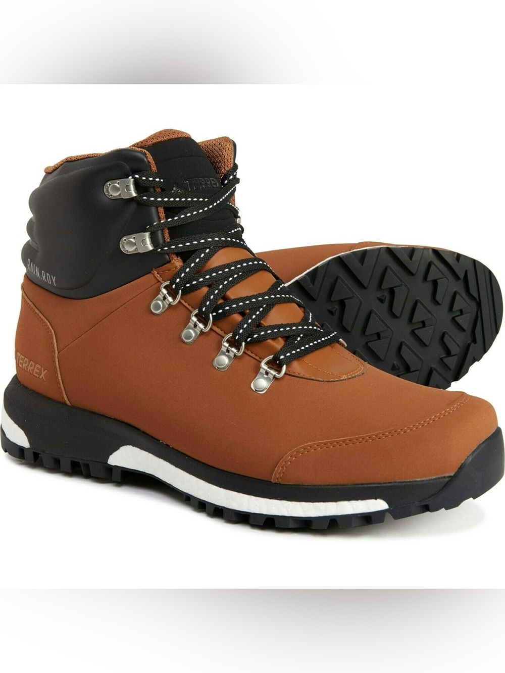 adidas Terrex Pathmaker Boost Boots Men 14 Brown PrimaLoft Hiking Outdoor Active